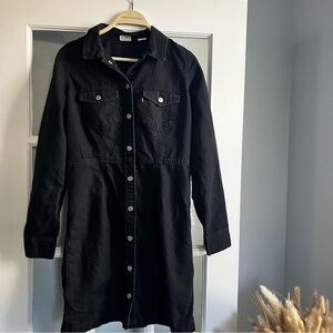 Levi's Women's Black Denim Dress